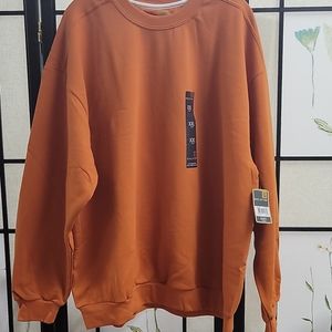 Gold Toe Crew New Sweatshirt Rust Orange xxl